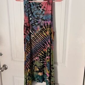 Kathmandu Imports Tie-Dye Tank Dress- ONE SIZE